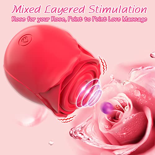 2023 Newly Rose Sex Toy Vibrator Stimulator For Women, Sucking Pulsating Rose Adult Women Couples Sex Toys Vibrators With 7 Modes, Female Mini Clitoris Vibrator Stimulator For Woman Her Pleasure #TOP1