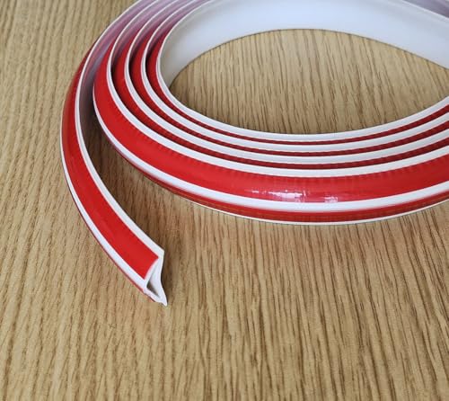 Flexible, Peel and Stick Wall Molding Trim Caulk Strip Self Adhesive Corner Trim Moulding for Ceiling, Backsplash, Tile Edge, Countertops, Baseboard, Counters, Floor and More, White, 20 Feet by LaRolls - Image 4
