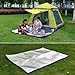 GYMNASTIKA Camping Sleeping Pad, Aluminum Foil Foam Mat Sleeping Tent Pad Waterproof Reflecting Heat Blanket Outdoor Picnic Mat EPE Interior Foldable Carry-on Dual-Side Sleeping Tent Pad B