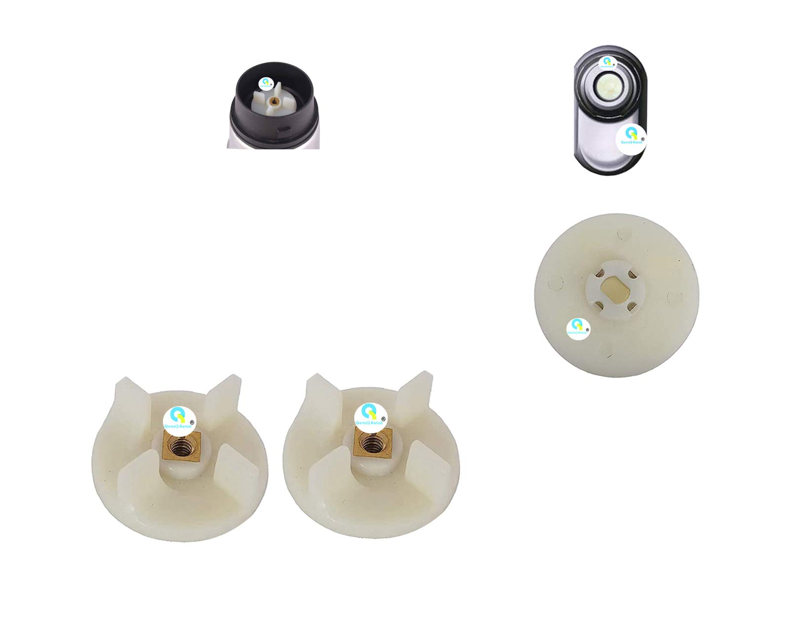 QemiQ Retail� -Mixer Grinder" jar Coupler + Motor Coupler" for -"PREETHI"Models"Eco Plus, Chef Pro Plus, Eco Chef, Eco Twin, Blue Leaf, Preethi Steel"