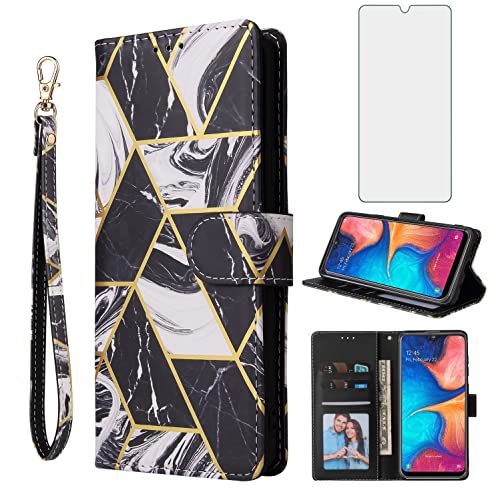 Étui en cuir rabat Samsung Galaxy M10s A20 protection totale