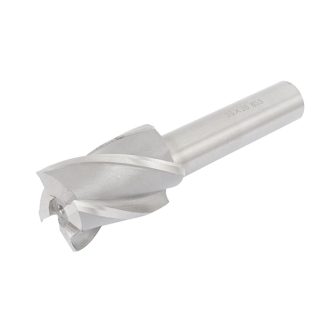Uxcell Gray Sourcingmap 35Mm Cutting Diameter Straight Shank 4 Flutes End Mill Milling Cutter