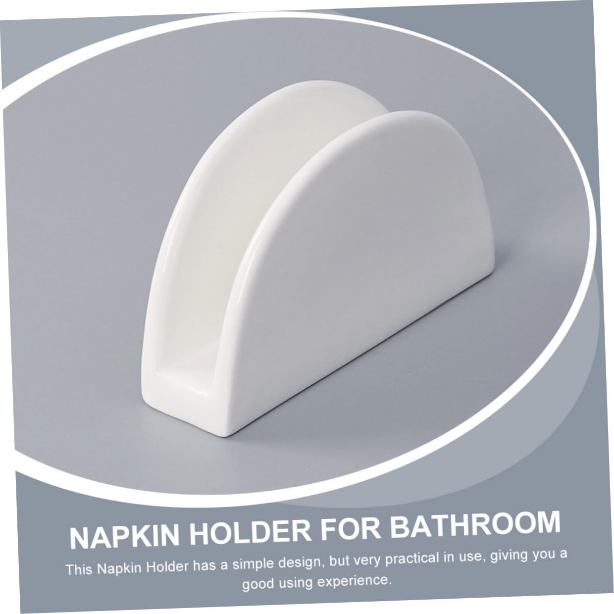 VICASKY 2pezzi Porta Tovaglioli in Ceramica Da Tavolo Organizzator Tovaglioli Per Cucina Cena Feste e Uso Quotidiano Resistente