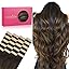 #2/6/2 Balayage Dark Brown Mixed Chestnut Brown