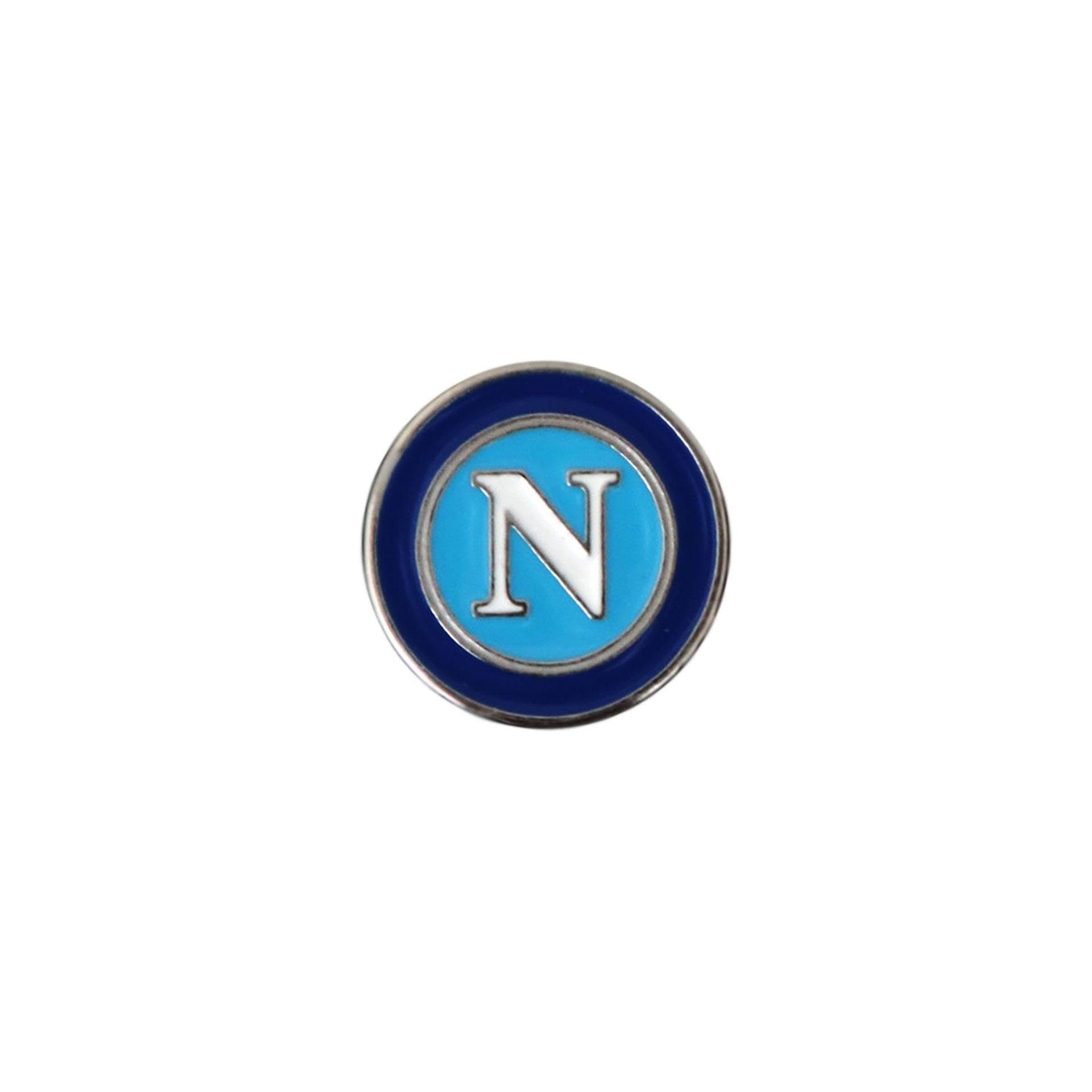 SSC NAPOLI, Distintivo Unisex Adulto, Azzurro