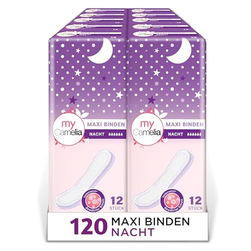 Camelia Maxi Binden Nacht 12x10 (120 Stück)