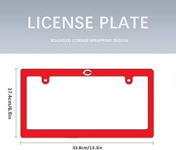 Amazon.co.jp: ナンバープレート 広島-東洋カープ フレーム 車用