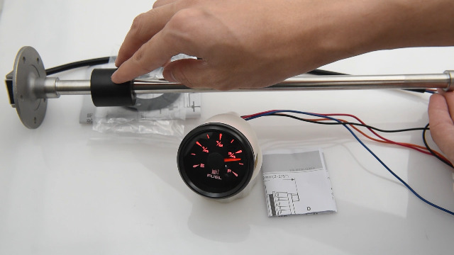 Indicatore Livello Carburante Digitale KAOLALI 52mm - Display LED, 0-190 Ohm, Per Auto, Moto, Barche - Foto 7