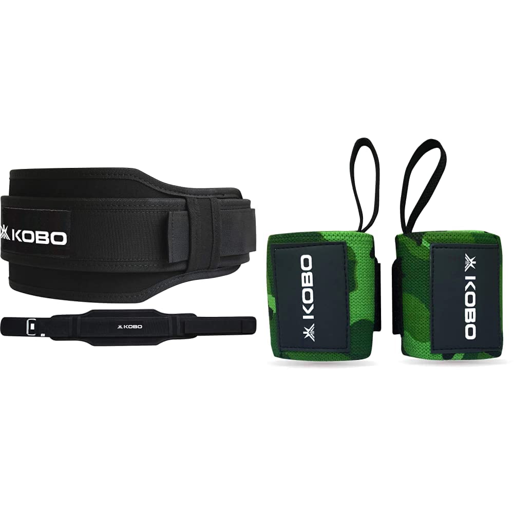 WTB-13 Weight Lifting Gym Belt 5.5" Wide for Dead Lift, Squats, Power Lifting & Weightlifting Back Support