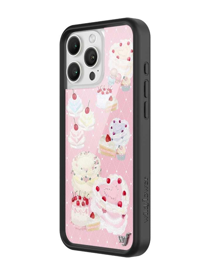 Image of Wildflower Cases - Compatible with iPhone 16 Pro Max | Protective Bumper, 6.5ft Drop Test Certified, Women Owned Small Business | Sweet Cakes