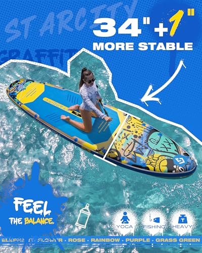 Planche de paddle STARCITY extra large pour débuter sans basculer - 3