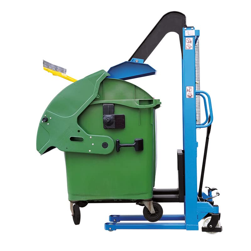 Hochhubwagen Handhubwagen Stapler mit Müllpresse RP-CH-1516+RP-CH-00011
