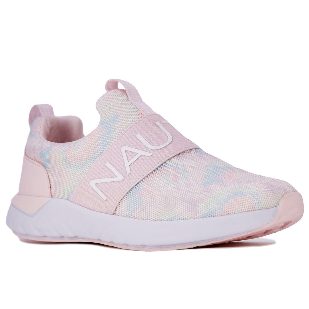 Nautica Youth Girls Slip-On Athletic Sneakers Stylish Running and Tennis  Shoes for Little and Big Kids
