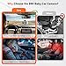 A2C Wireless Baby Car Camera, USB Powered Baby Monitor for Car Backseat & Home, 5