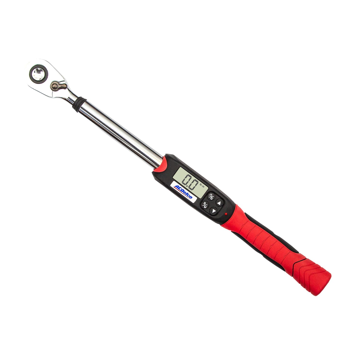 Acdelco Red Arm607-4 1/2" Heavy Duty Digital Torque Wrench (20-200 Nm) With Buzzer, Vibration, Flash Notification, Protective Case & Iso 6789 Standard Calibration Certificate