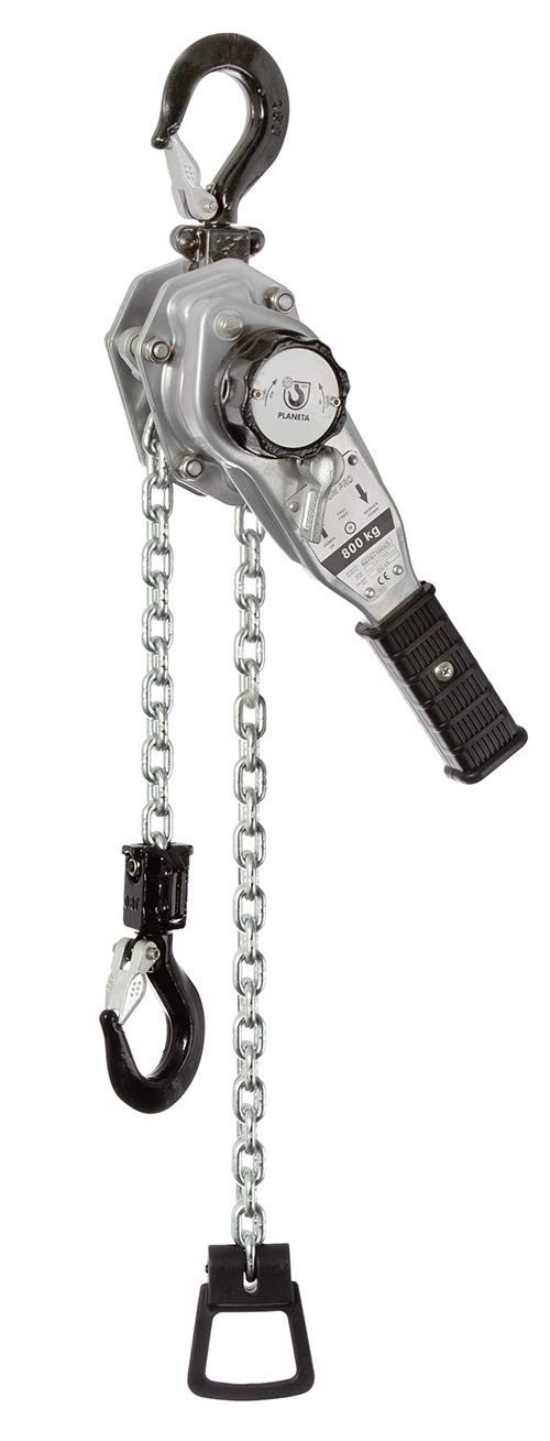 PLANETA Hebelzug Premium PRO | 800 kg Tragfähigkeit | 1.5 m Hub | Industriequalität | Standardhub 1,5 m, Tragfähigkeit 800 kg