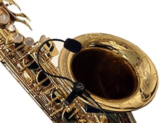 The Feather Saxophone Microphone with Flexible Micro-Gooseneck by Myers Pickups