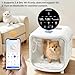 Petsuper 75L Large Automatic Pet Dryer Box for Cats & Small Dogs - App-Controlled, Ultra-Quiet Hands-Free Drying with Smart Safe Temperature & Overheat Protection - Ideal for Multi-Pet Homes