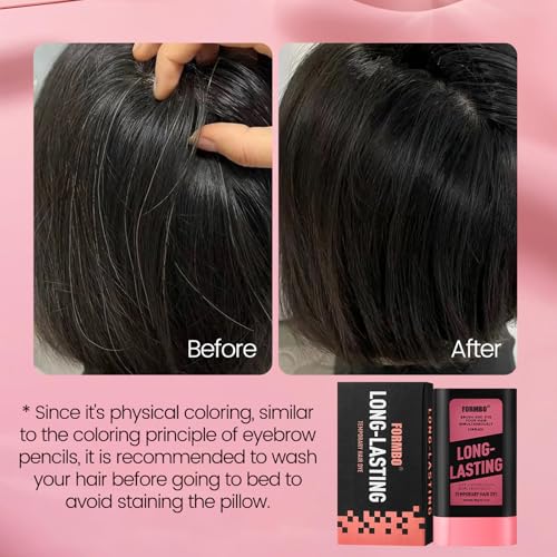 Hair Color Comb Long Lasting Root Touch Up Temporary Dye Instant Gray Cover for Men and - image 9