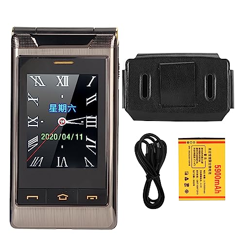 5900mAh Flip Phone Batteri med Stora Knappar och Dual Screen