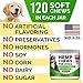 Hemp Chews for Dogs - Glucosamine Chondroitin for Dogs Joint Pain Relief with Hemp Oil, Hip & Joint Supplement Dogs, MSM Turmeric for Dogs Mobility, Dog Joint Supplement, Hemp Dog Treats Joints Health