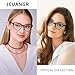 Nearsighted Glasses For Distance Women, Near Sighted Myopia See Far Vision Driving Eyeglasses ,Non Prescription Blue Light Farsighted Shortsighted Eye Glass,Fashion Cat eye Nearsightedness Frame -3.0