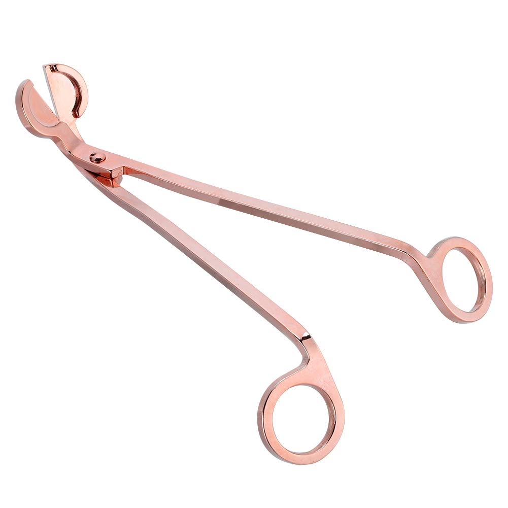 1 Stuk Kaars Lont Trimmer Mode Coating Roestvrij Staal Hart Clip Schaar Gereedschap Rose Goud 658945406