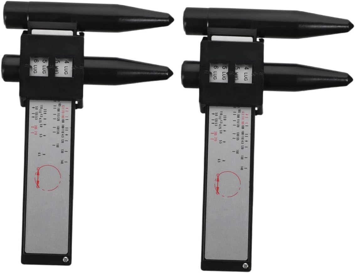 2pcs Hub Spacing Measurement Tools for Accurate Rim Diameter Gauge Essential for Professional and DIY Wheel Modifications and User-Friendly Design