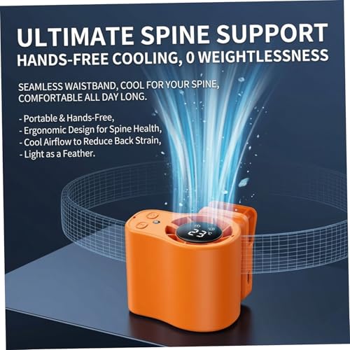 Mini ventilador portátil USB recargable con modo refrigeración y luz LED para coche 8
