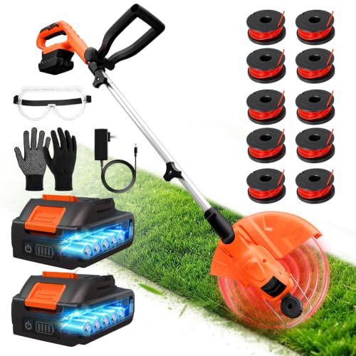 Ergonomic Cordless Weed Wacker for Seniors