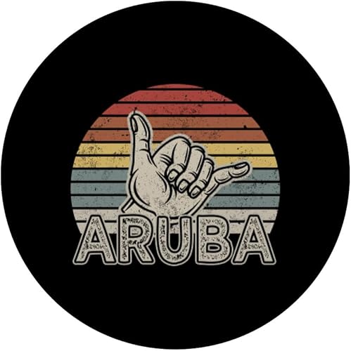 Miniatura 3 de Aruba Vacation Beach Tropical Vibes Aruba PopSockets Standard PopGrip