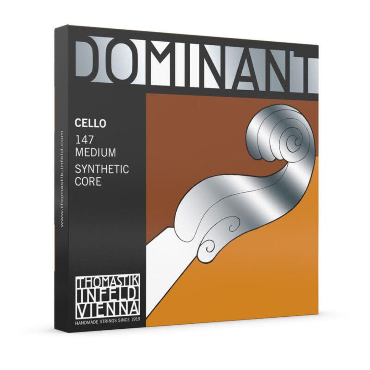 Thomastik Dominant 4/4 Cello D String Medium Chromesteel-Perlon