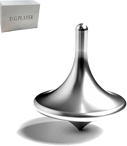 Spinning Top Metal Desktop Gyro Fidget Toys for Office Home