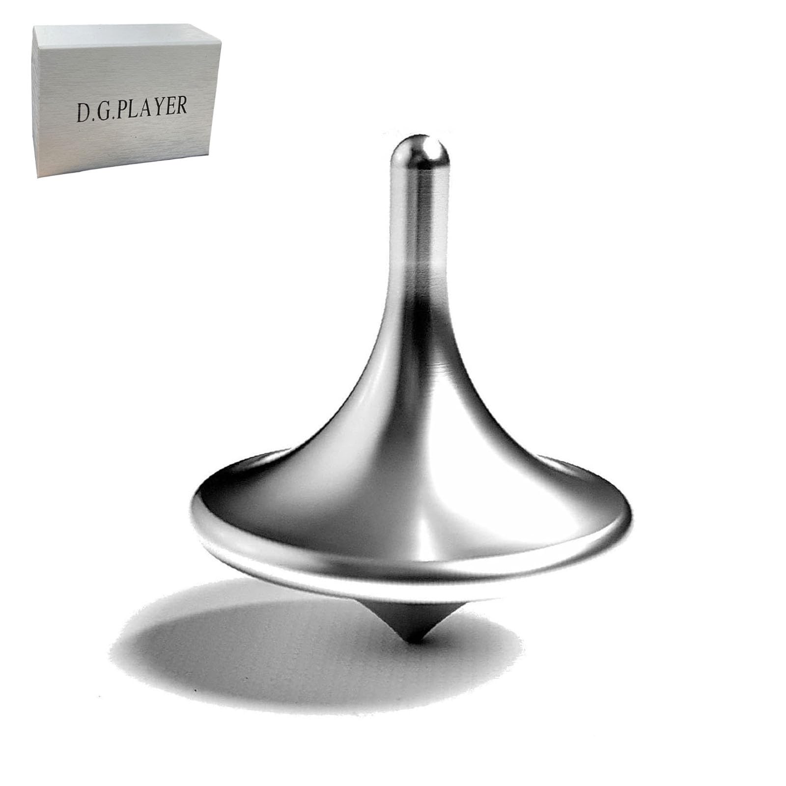 D.G.PLAYER Spinning Top Metal Desktop Gyro Fidget Toys for Office Home