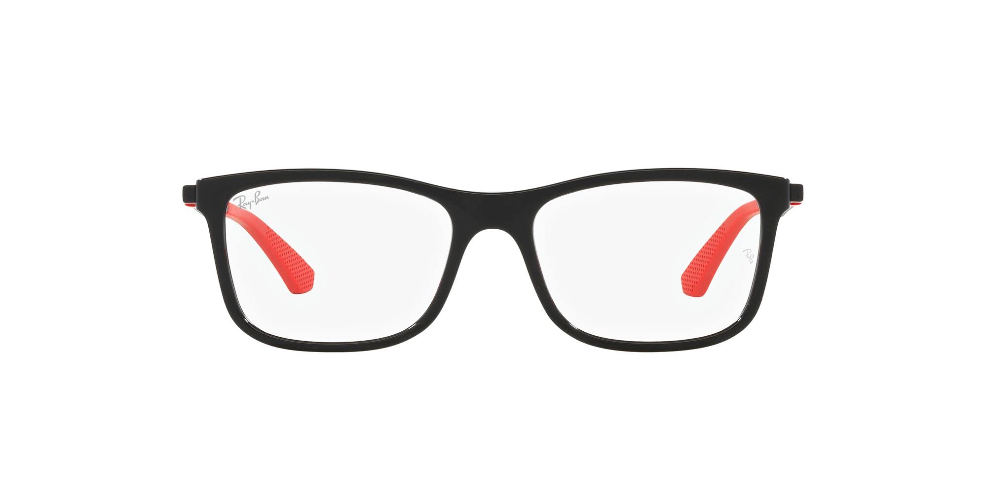 Ray-Ban Damskie kwadratowe okulary Ry1549, soczewki czarne/demo, Czarny obiektyw/Demo