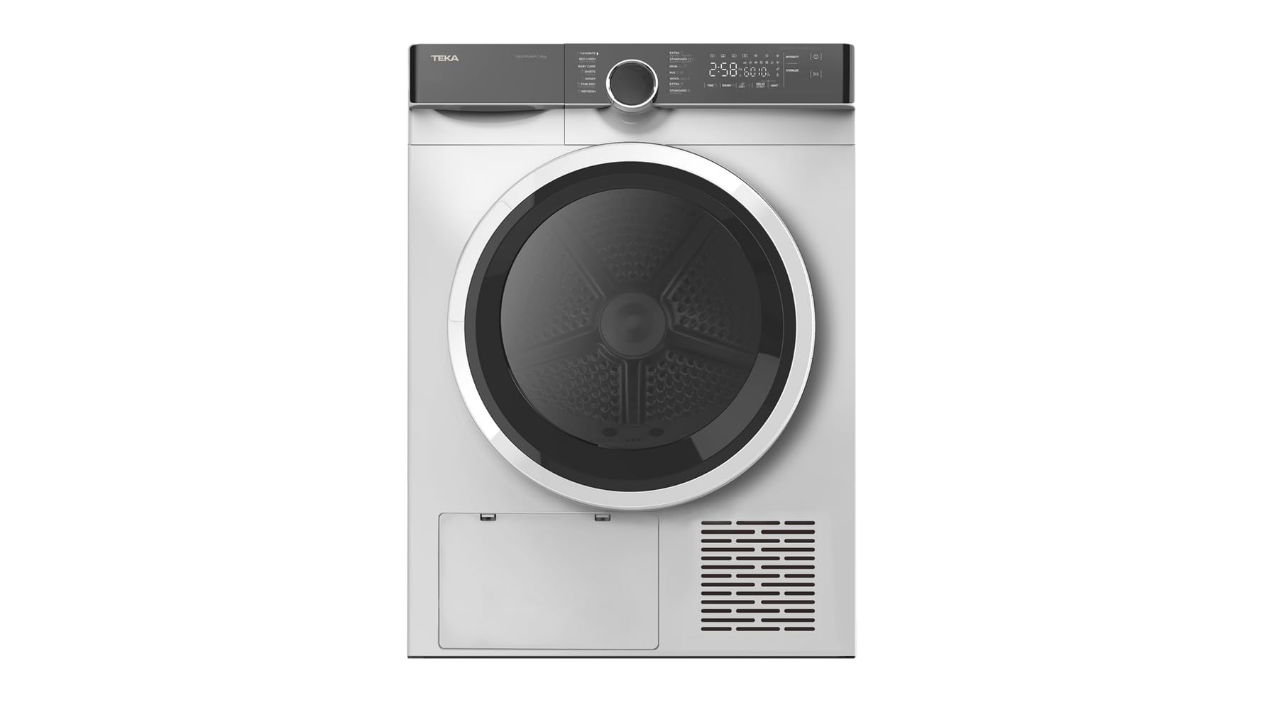 TEKA Asciugatrice con pompa di calore, capacità 8 kg, 14 programmi, modello SHK 70840 WH