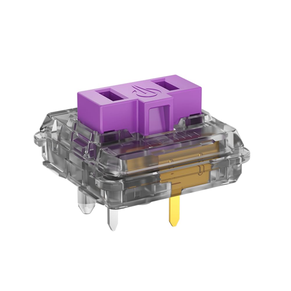 KAILH Official Store Low Profile Switch 1350 Chocolate Kailh Mechanical Keyboard Switch RGB SMD Linear (30pcs)