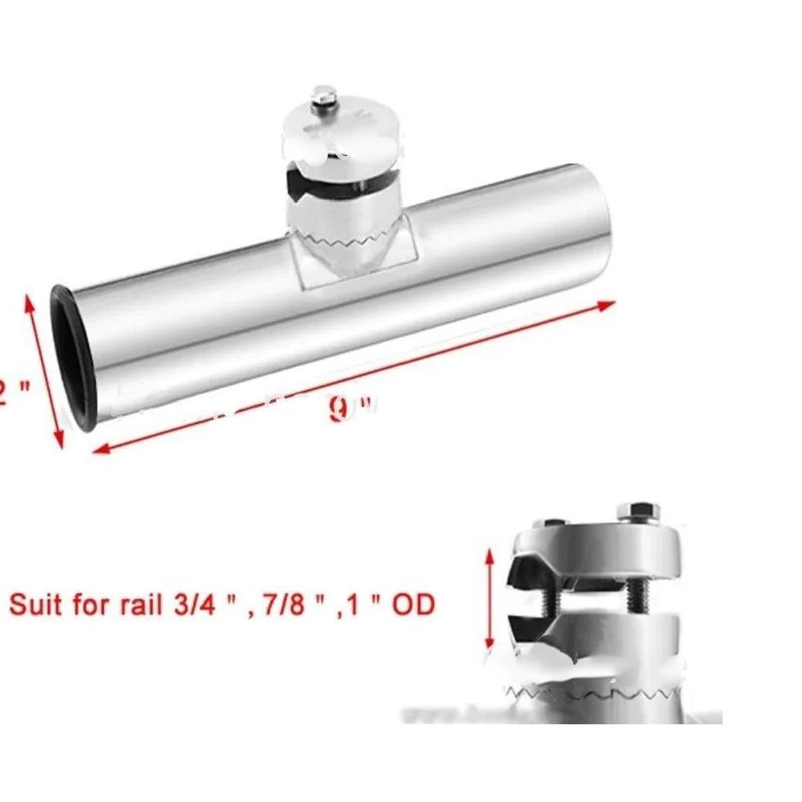1 szt. Zaciskowy uchwyt na wędki 3/4"-1" 316 SS