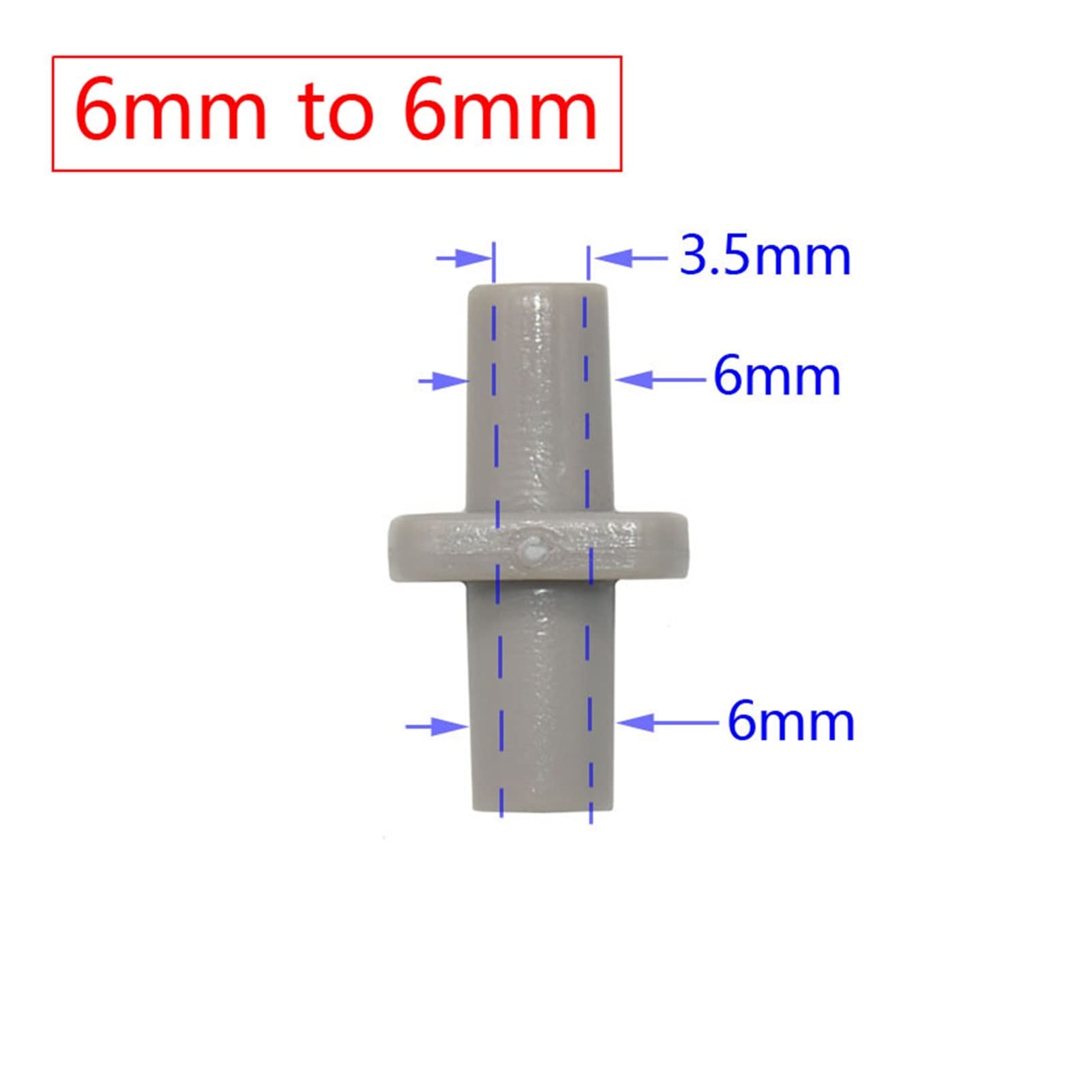 Raccord D'Arrosage Pour Tuyau D'Arrosage, 1 000 Pièces, Raccord Coudé 1/4" 1/8" Avec Embout Cannelé Droit 6 Mm/Orange