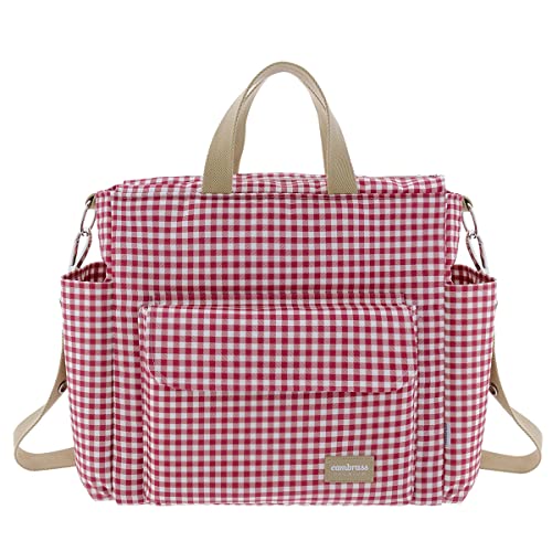 Cambrass Bolso Maternal Pack Vichy   Rojo