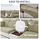 Ystyle Sofa Sitzkissenbezug Stretch, Sofa Sitzkissenbezug, Elastischer Sofa Sitzbezug, Sofaschoner Sitzfläche, Sitzkissen Sofa rutschfest, Sitzkissen Bezug Waschbare (1 Sitzer, Khaki)