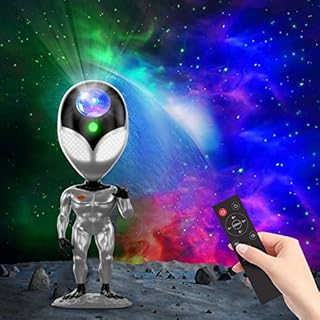 Alien Galaxy Star Projector Nebula Night Light, LED Starry Sky Projector with Remote Control Voice Dialogue System Timer, 360° Rotation, Bedroom and Ceiling Projector, Sleep Light for Kids.