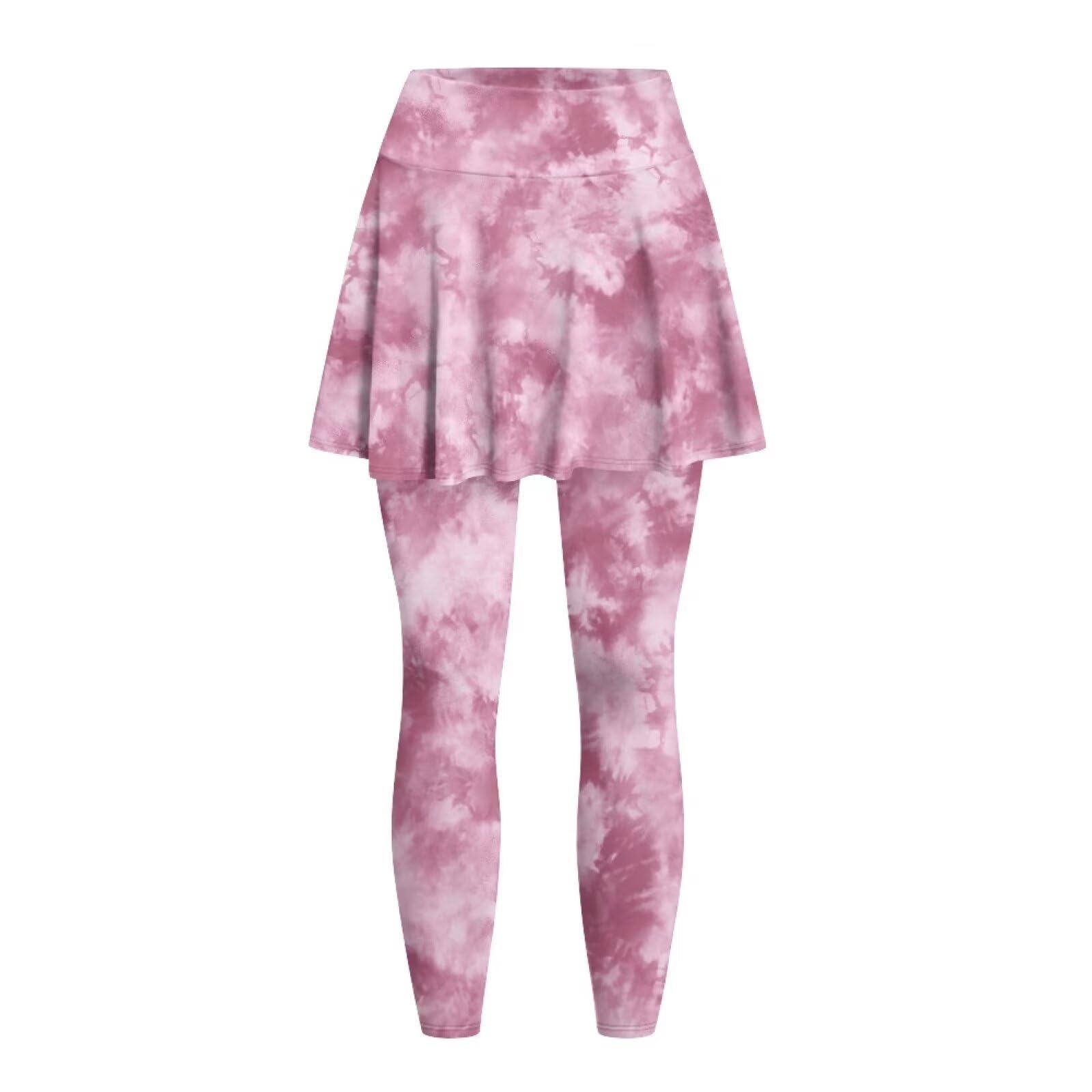 Damskie legginsy do jogi tenisa spódnica wysoka talia kieszenie legginsy ze spódnicą stylowe sportowe spódnice legginsy
