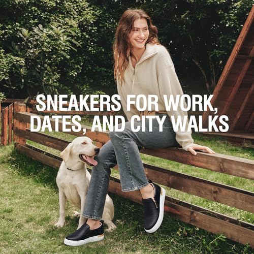 Image of Jeossy Women's Slip On Shoes Casual Fashion Sneakers 8010 Arch Support Loafers for Women with Zipper