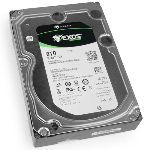 Image of Seagate Exos 7E8 8TB 7200 RPM Nearline SAS 3.5-Inch Enterprise Hard Drive (ST8000NM0075) (Renewed)