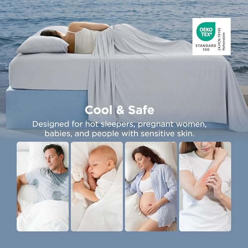 Bedsure Cooling Silver Infused Bed Sheets - 20% Off Price Drop