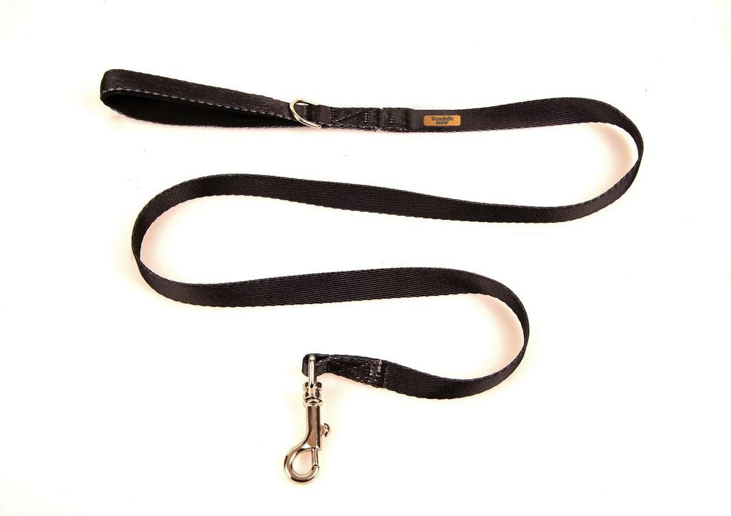 TontikShop Handmade Black Puppy/Dog Leash 4.6ft Strong and Durable Leash with Easy to Use, Great for Small and Medium and Large