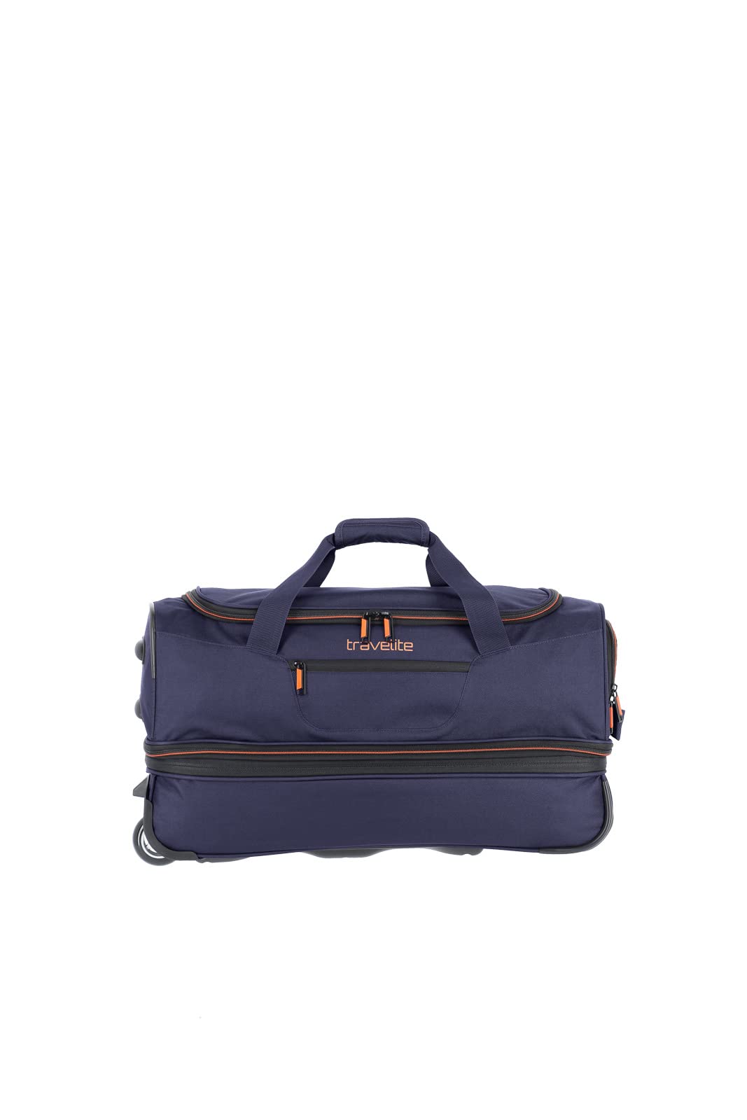 travelite trolley da viaggio con ruote misura media, espandibile, BASICS, trolley morbido per bagagli, borsone con ruote, 55 cm, 51-64 litri