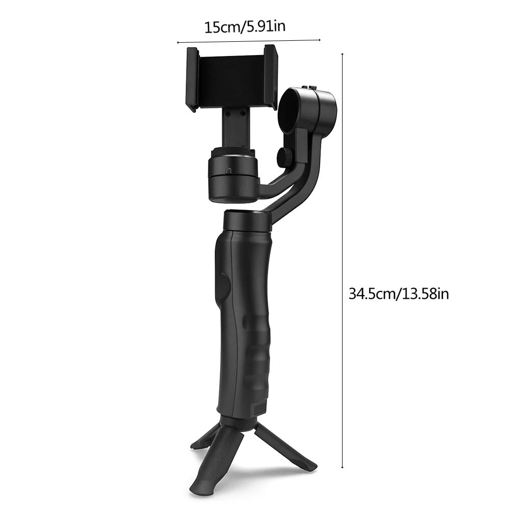 Ręczny 3-osiowy stabilizator gimbala kompatybilny ze wszystkimi markami smartfonów