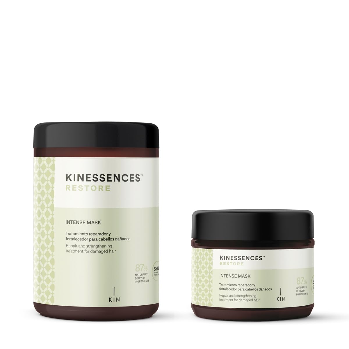 Kin Kinessences Restore Intense Mask 1000 Ml. | Tratamiento reparador y fortalecedor para cabellos dañados.